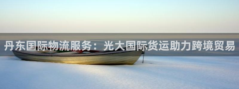 尊龙网页：丹东国际物流服务：光大国际货运助力跨境贸易