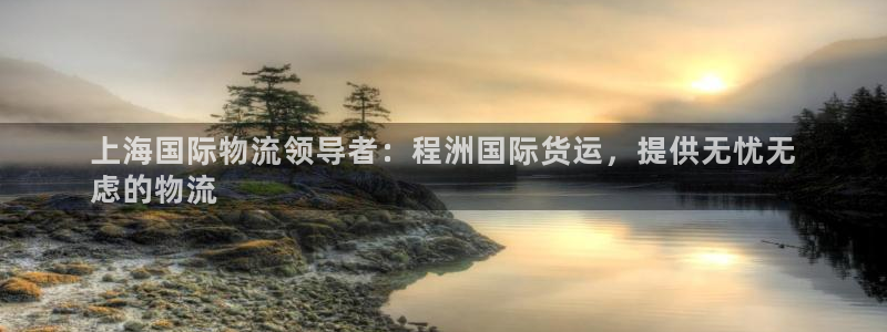 尊龙d88用现推选ag发财网：上海国际物流领导者：程洲国