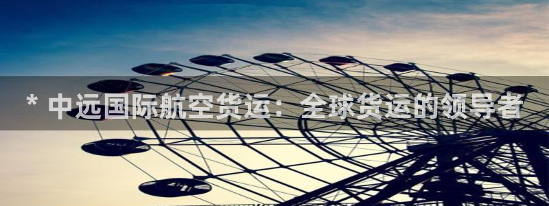 尊龙凯时只输不赢：* 中远国际航空货运：全球货运的领导者